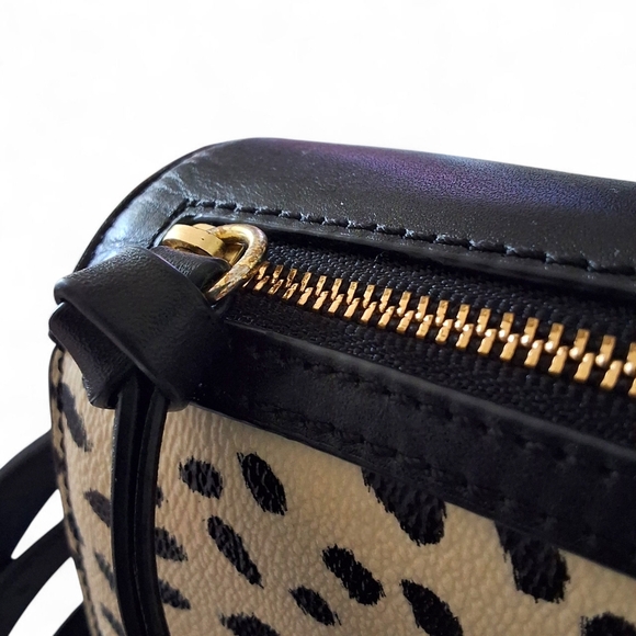 Tory Burch Robinson Animal Dot Printed Leather Crossbody Bag - Picture 6 of 16